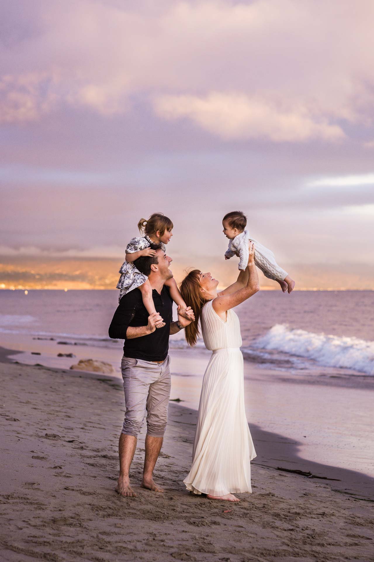 Mom touching her nose to her baby's nose during Denver Lifestyle Photography